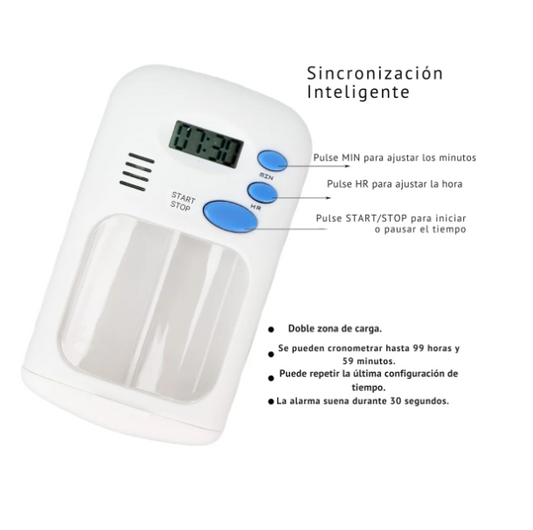 PASTILLERO CON ALARMA PORTÁTIL